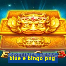 blue e bingo png